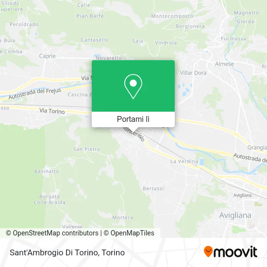 Mappa Sant'Ambrogio Di Torino