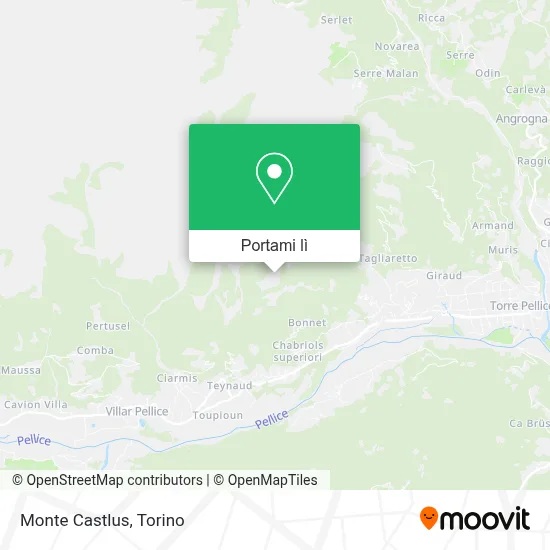 Mappa Monte Castlus