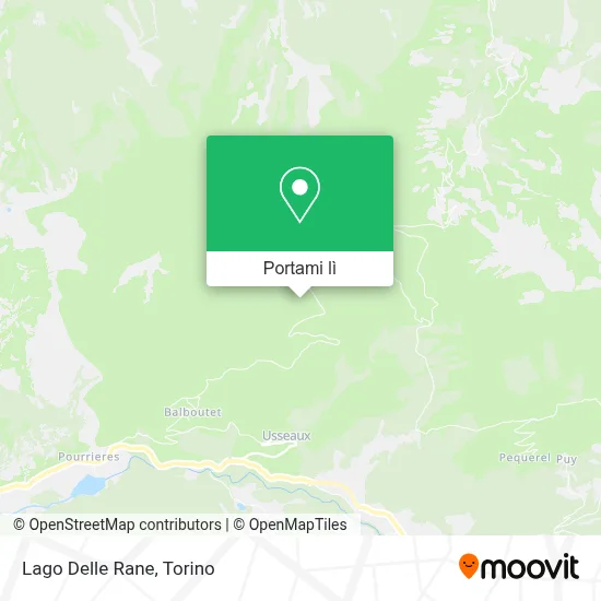 Mappa Lago Delle Rane