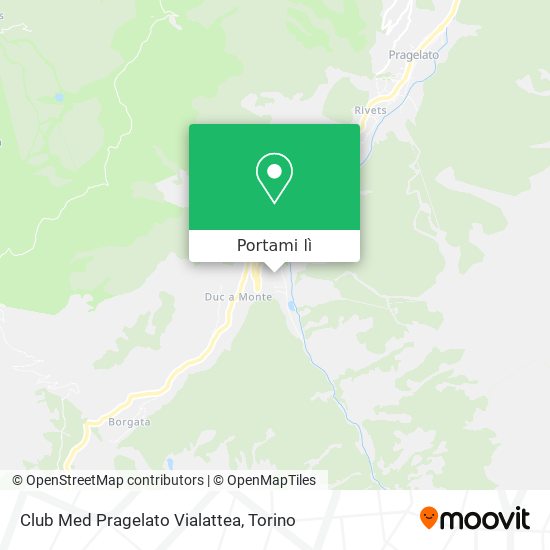 Mappa Club Med Pragelato Vialattea