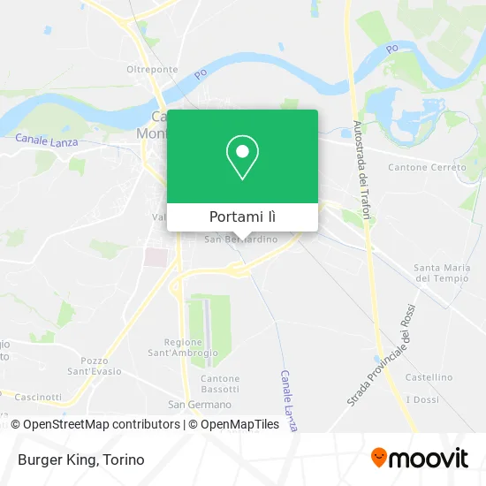 Mappa Burger King