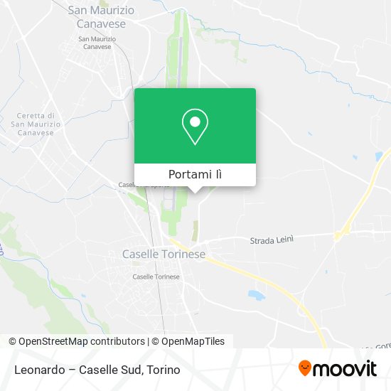 Mappa Leonardo – Caselle Sud