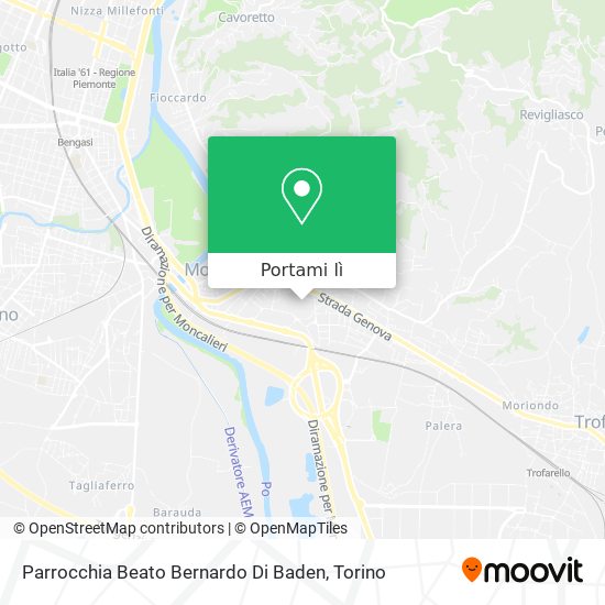 Mappa Parrocchia Beato Bernardo Di Baden