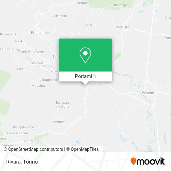 Mappa Rivara