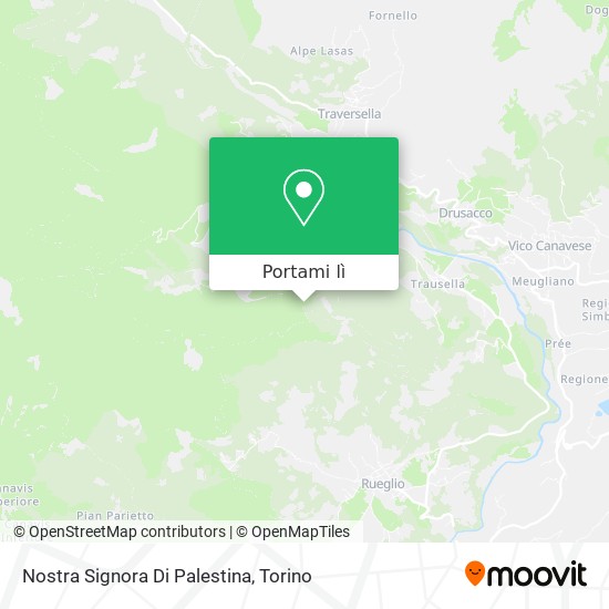 Mappa Nostra Signora Di Palestina