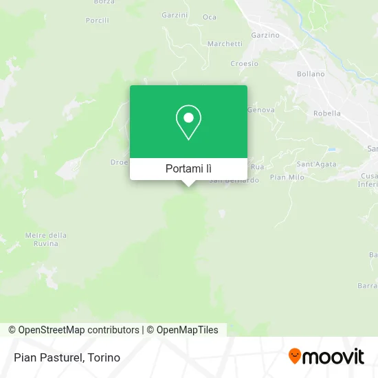 Mappa Pian Pasturel