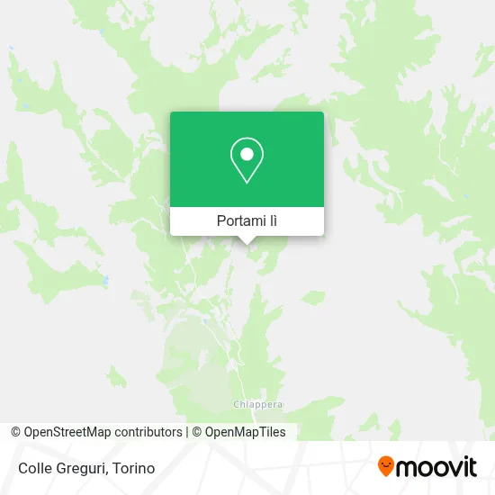 Mappa Colle Greguri