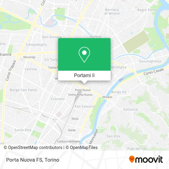 Mappa Porta Nuova FS
