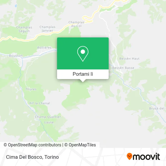 Mappa Cima Del Bosco