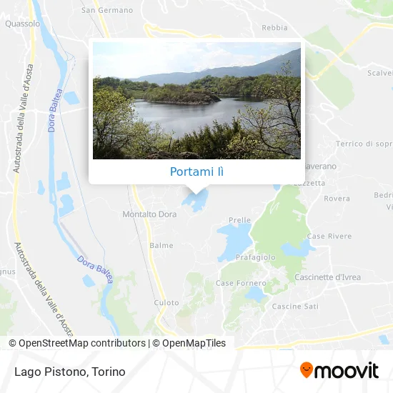 Mappa Lago Pistono
