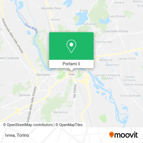 Mappa Ivrea