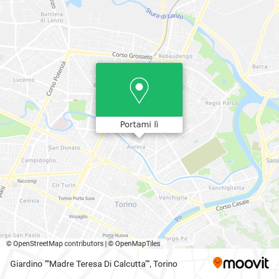 Mappa Giardino ""Madre Teresa Di Calcutta""