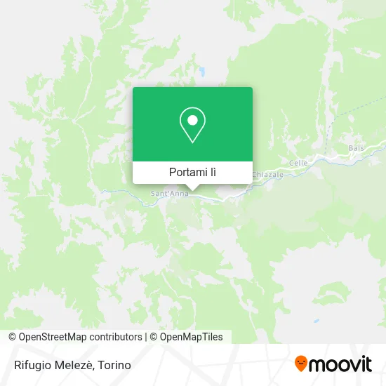 Mappa Rifugio Melezè