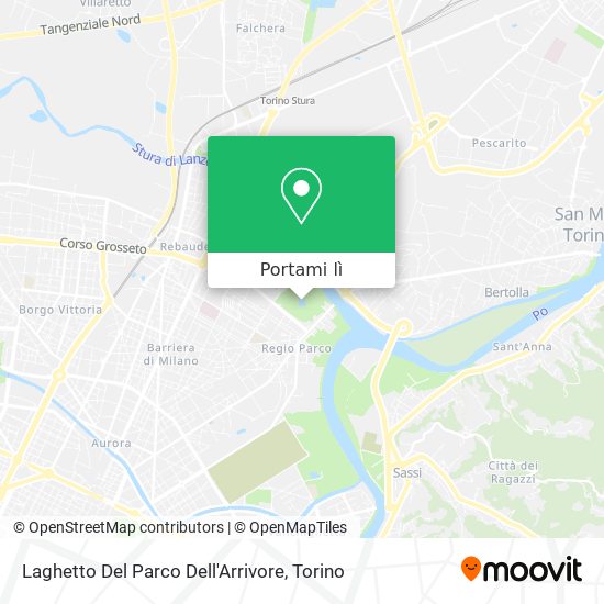 Mappa Laghetto Del Parco Dell'Arrivore