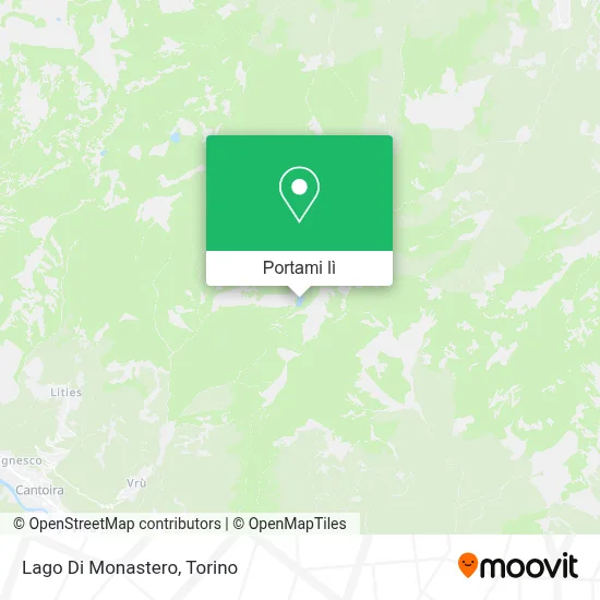 Mappa Lago Di Monastero