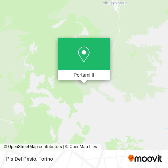 Mappa Pis Del Pesio