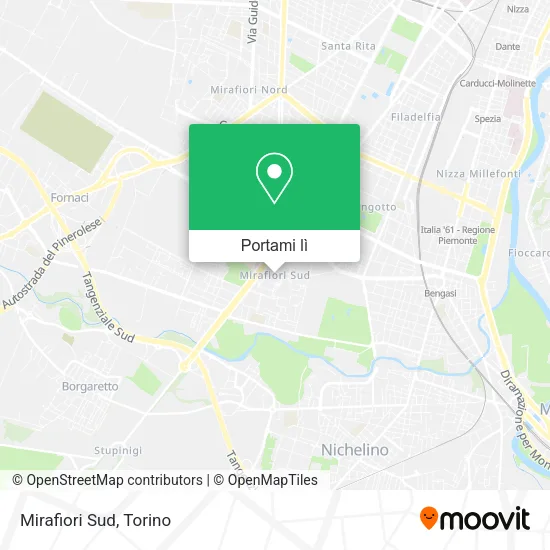 Mappa Mirafiori Sud