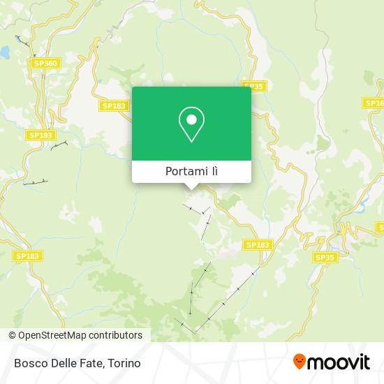 Mappa Bosco Delle Fate