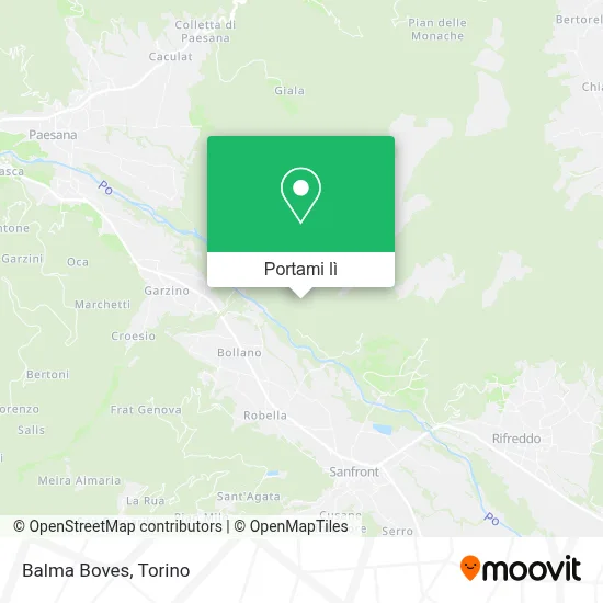 Mappa Balma Boves