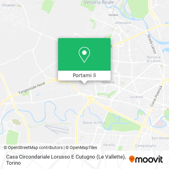 Mappa Casa Circondariale Lorusso E Cutugno (Le Vallette)