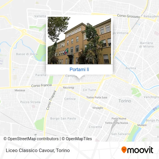 Mappa Liceo Classico Cavour