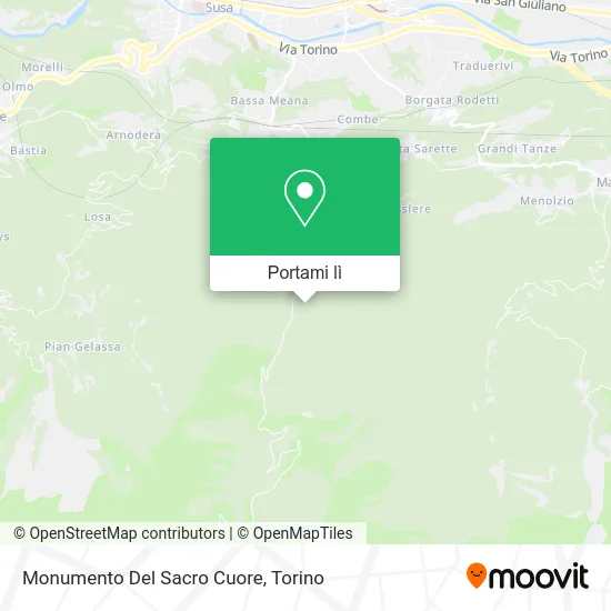 Mappa Monumento Del Sacro Cuore