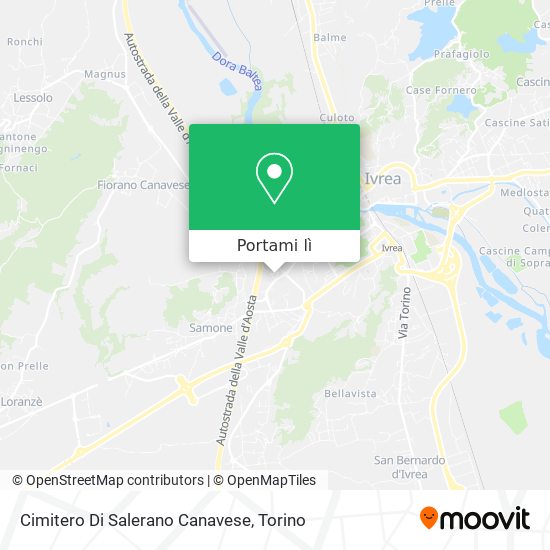 Mappa Cimitero Di Salerano Canavese