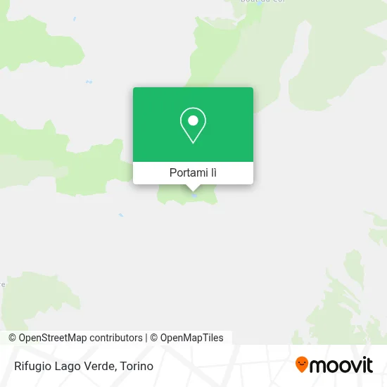 Mappa Rifugio Lago Verde