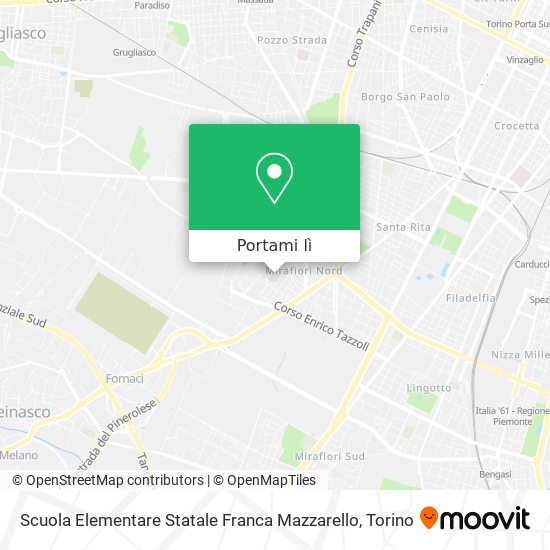 Mappa Scuola Elementare Statale Franca Mazzarello