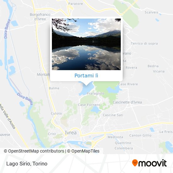 Mappa Lago Sirio