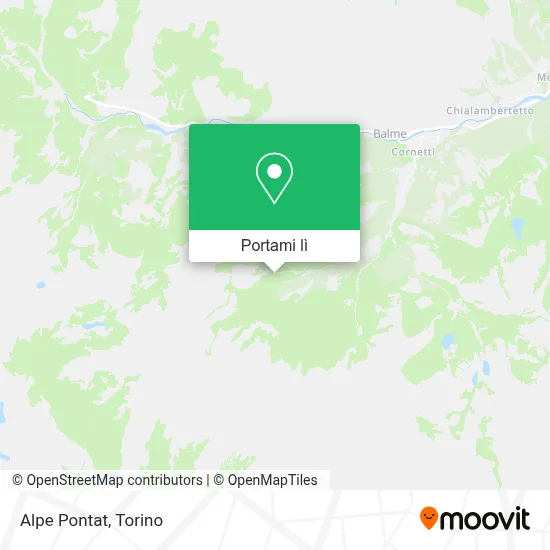 Mappa Alpe Pontat