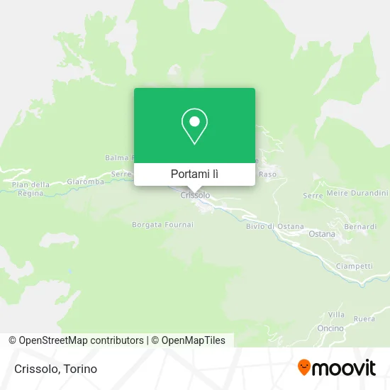 Mappa Crissolo
