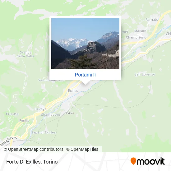 Mappa Forte Di Exilles