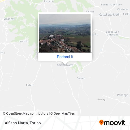 Mappa Alfiano Natta