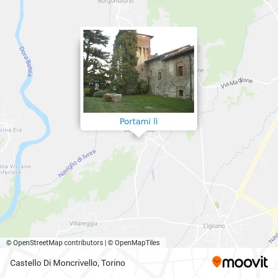 Mappa Castello Di Moncrivello