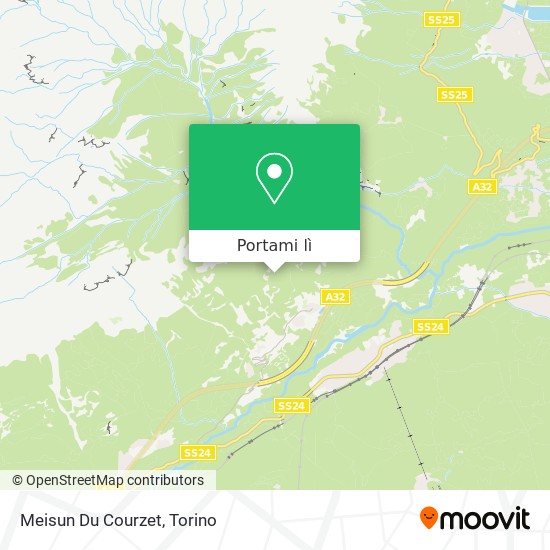 Mappa Meisun Du Courzet