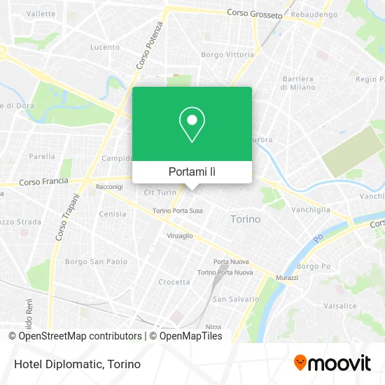 Mappa Hotel Diplomatic