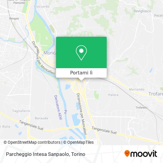 Mappa Parcheggio Intesa Sanpaolo