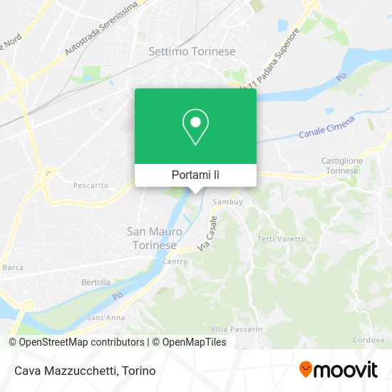 Mappa Cava Mazzucchetti