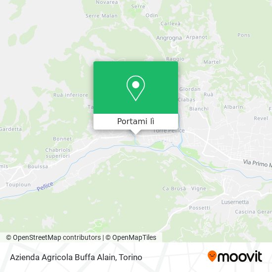Mappa Azienda Agricola Buffa Alain