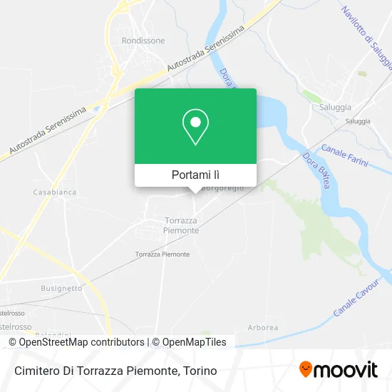 Mappa Cimitero Di Torrazza Piemonte