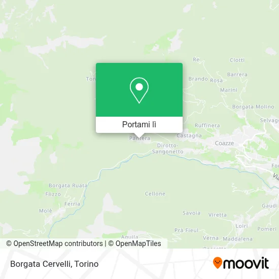 Mappa Borgata Cervelli