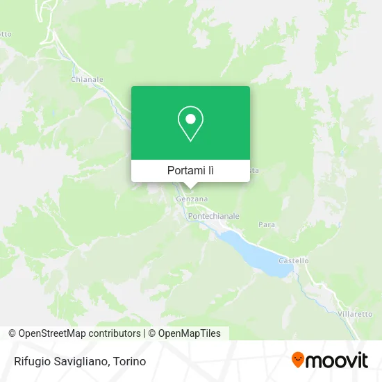 Mappa Rifugio Savigliano