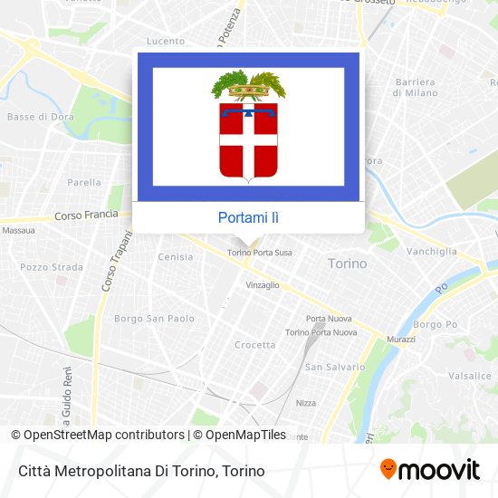 Mappa Città Metropolitana Di Torino
