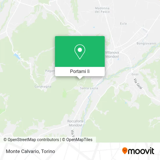 Mappa Monte Calvino