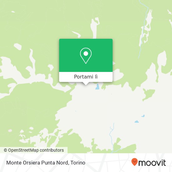 Mappa Monte Orsiera Punta Nord