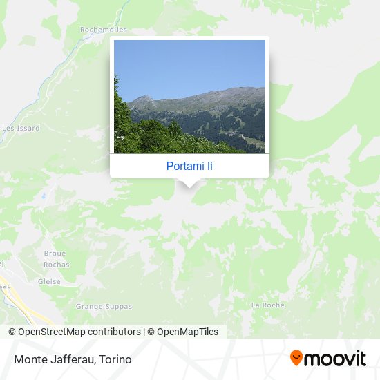 Mappa Monte Jafferau