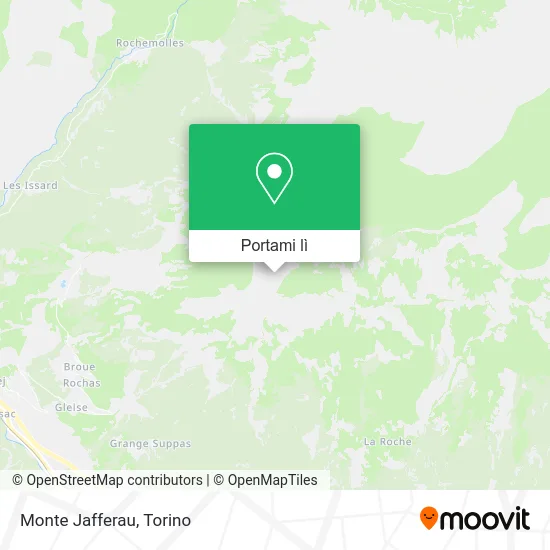 Mappa Monte Jafferau
