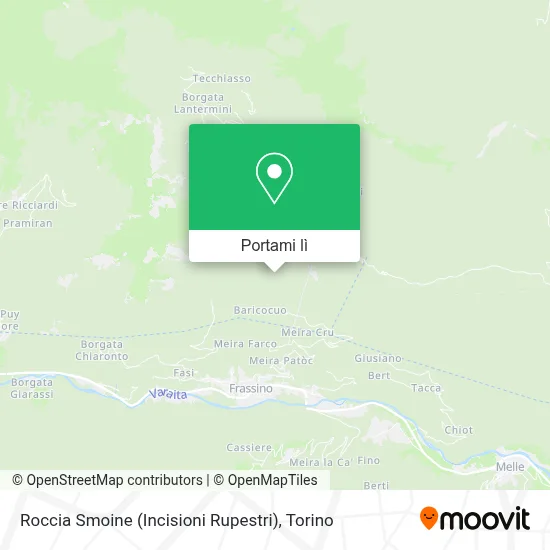 Mappa Roccia Smoine (Incisioni Rupestri)