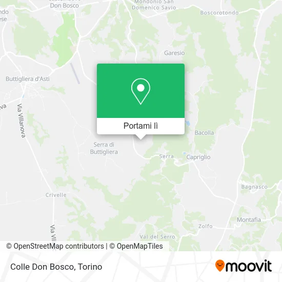 Mappa Colle Don Bosco